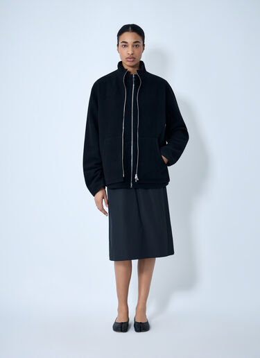 Wool Zip-Up Jacket RIER Wool Zip-Up Jacket Black rrr0364003
