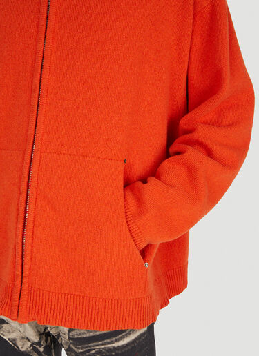 424 Knitted Hooded Sweater Orange ftf0150003