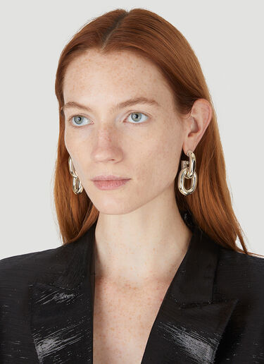 XL Link Hoop Earrings Rabanne XL Link Hoop Earrings Gold pac0248030