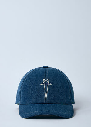 Rick Owens DRKSHDW Logo Motif Baseball Cap Blue drk0160028