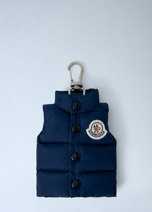 Moncler Vest Keyring Blue mon0163053