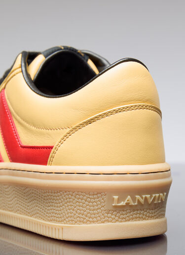 Lanvin x Future Cash Leather Sneakers Yellow lvf0157011