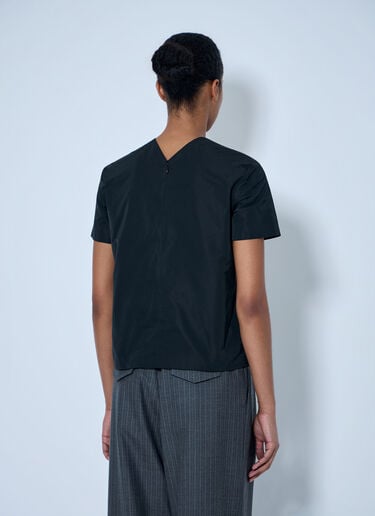 LN-CC® - Jil Sander: V-Neck Top - Black Jil Sander V-Neck Top Black jil0265010