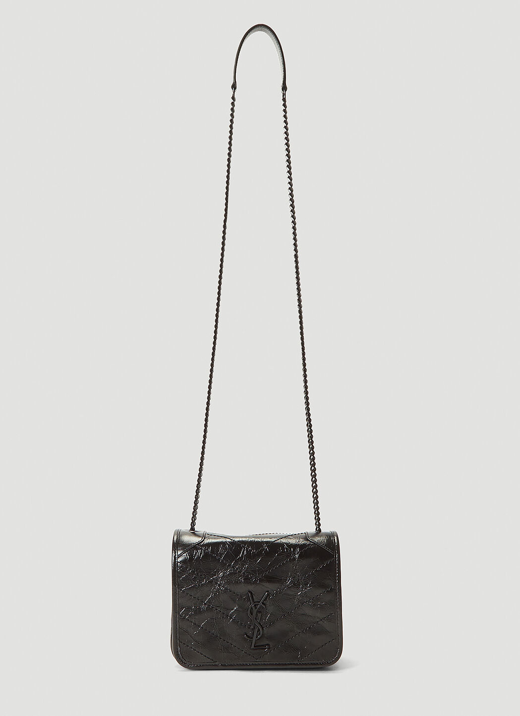 Niki chain wallet deals in crinkled vintage leather