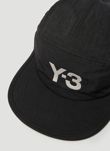 Y-3 ロゴ刺繡ランニングキャップ ブラック yyy0152046
