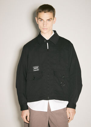 Undercover Twill Overshirt Black und0156004