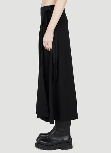 TOTEME 腰部系带半裙 黑色 tot0252009