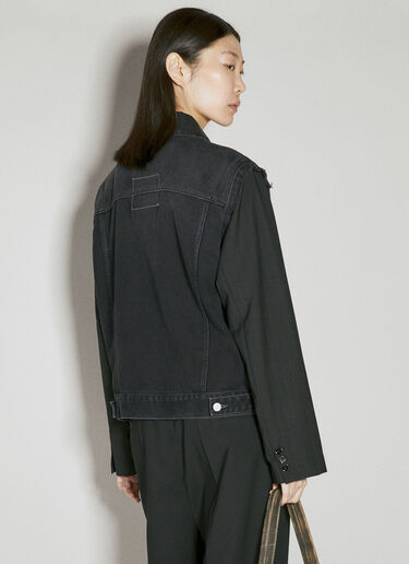 西装袖牛仔夹克 MM6 Maison Margiela 西装袖牛仔夹克 黑色 mmm0253002