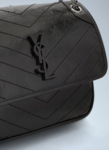 Saint Laurent Niki Medium Shoulder Bag Black sla0241061