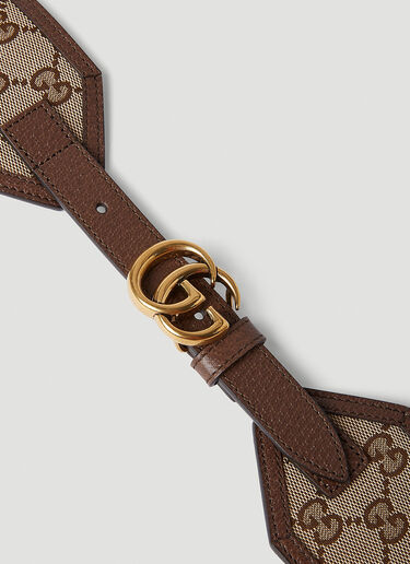 Gucci GG Marmont Wide Belt Brown guc0251140