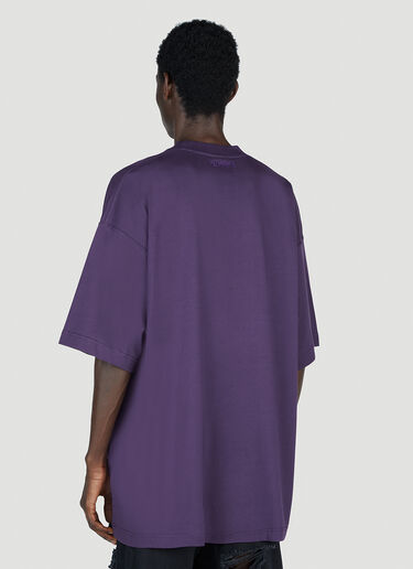 ロゴパリスTシャツ Vetements ロゴパリスTシャツ パープル vet0154011