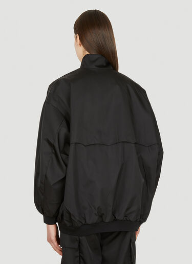 Prada Logo Plaque Re-Nylon Jacket Black pra0252006