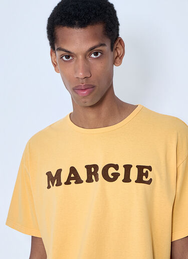 MM6 Maison Margiela Graphic Logo T-Shirt Orange mmm0164002