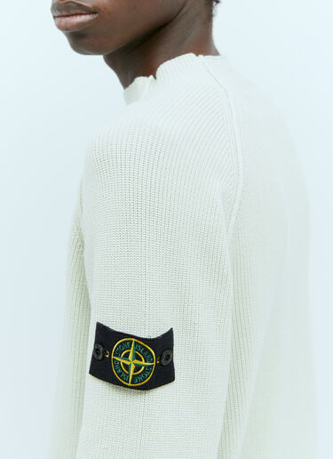 Stone Island ラグランスリーブニットセーター ベージュ sto0156091