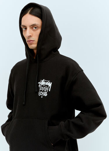 Stüssy タフギア フードスウェットシャツ ブラック sts0156035