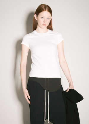 Max Mara Cropped Level T-Shirt White max0257029