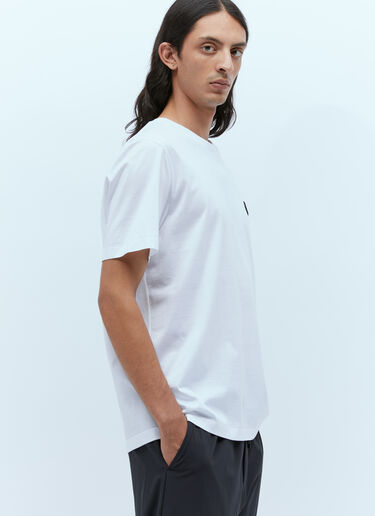Moncler 徽标贴饰 T 恤 白色 mon0156025