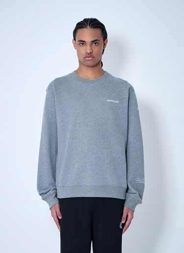 Moncler x FRGMT Hiroshi Fujiwara Logo Motif Sweatshirt Grey mfr0160058