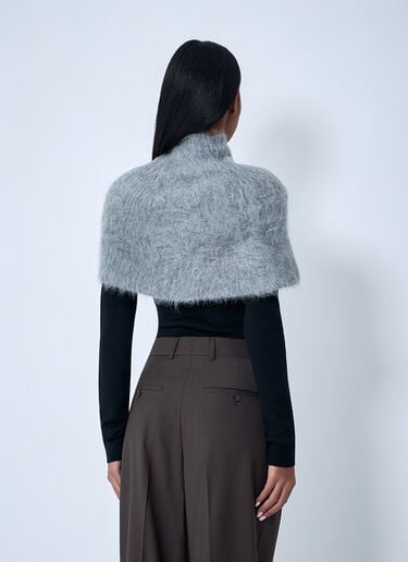 TOTEME Funnel Neck Warmer Grey tot0263090