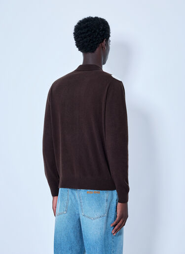 LN-CC® - Miu Miu: Cashmere Argyle Cardigan - Brown Miu Miu Cashmere Argyle Cardigan Brown miu0166018