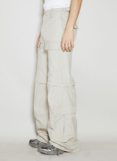 Balenciaga Flared Cargo Pants Beige bal0154007