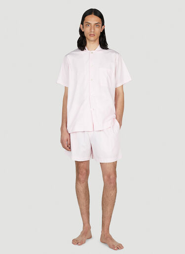 Tekla Short Sleeve Shirt Pink tek0352004