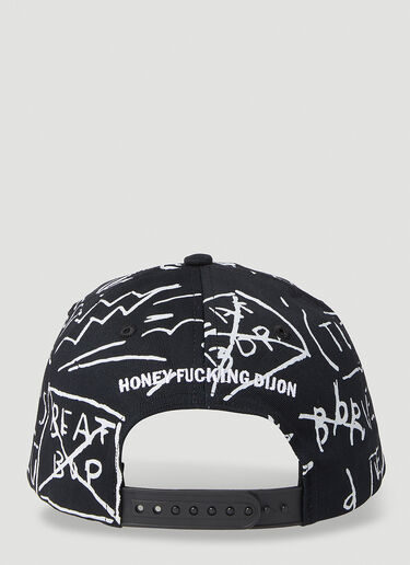 Honey Fucking Dijon Basquiat Baseball Cap Black hdj0352013