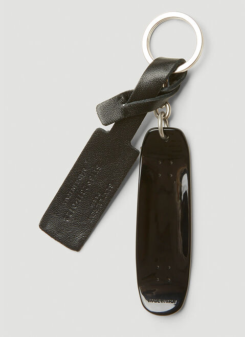 Saint Laurent Logo Skate Keyring Black sla0154046
