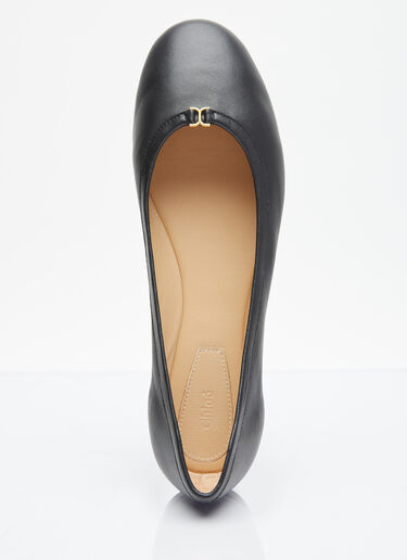 Chloé Marcie 芭蕾平底鞋 黑色 chl0255030