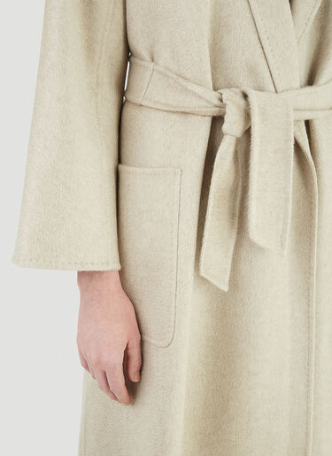 Max Mara Labbro Belted Coat Beige max0245006