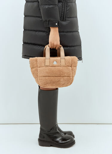 Moncler Mini Caradoc Tote Bag Camel mon0259045