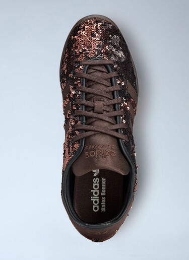 Sequin Karintha Low Satin Sneakers adidas by Wales Bonner Sequin Karintha Low Satin Sneakers Brown awb0163005