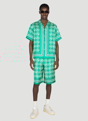 Gucci Horse Motif Shorts Green guc0153014
