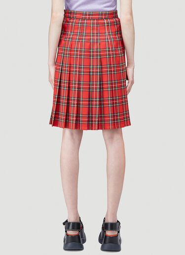 Heaven by Marc Jacobs Tartan Pleated Skirt Red hvn0244001