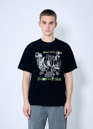 Brain Dead Visions Of The Future T-Shirt Green bra0154006