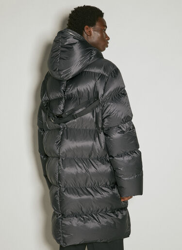 Moncler + Rick Owens Gimp Long Down Coat Black mcs0355005