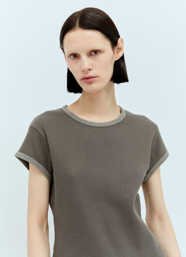 Acne Studios Waffle T-Shirt Grey acn0255017