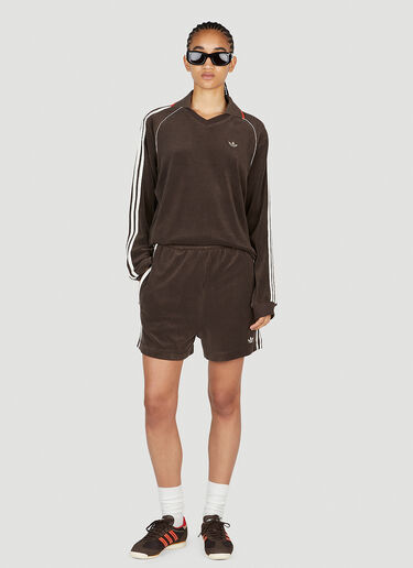 adidas by Wales Bonner Track Polo Sweatshirt Dark Brown awb0352011