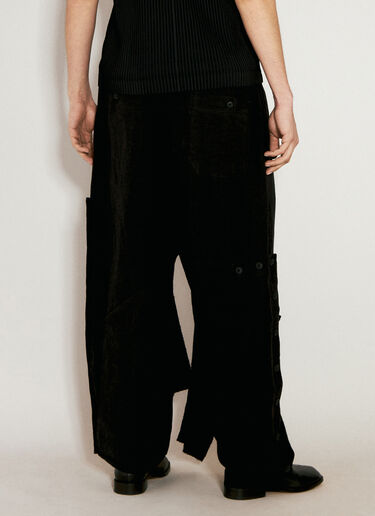 Yohji Yamamoto Z-Deco Wide Pants Black yoy0156004