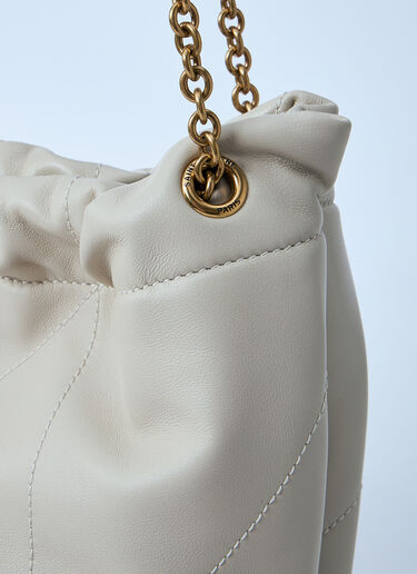 Saint Laurent Jamie Pochon Shoulder Bag Beige sla0259072