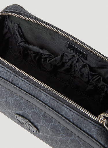 Gucci Interlocking G Toiletry Bag Black guc0153139