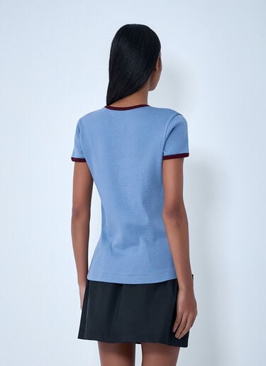 Prada Cotton Jersey T-Shirt Bordeaux pra0264039