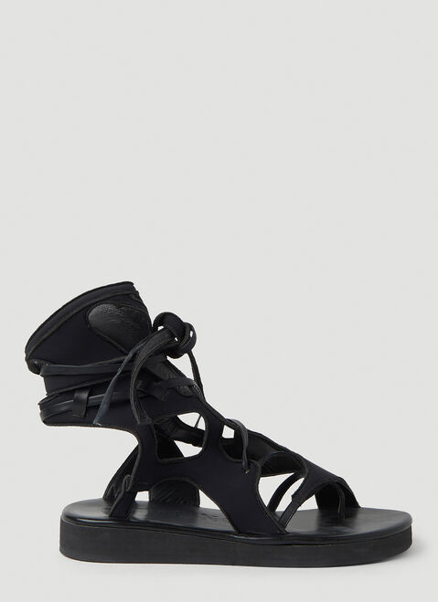 Balenciaga Strappy Sandals Black bal0253075