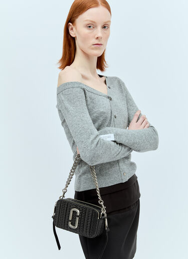 Marc Jacobs The Monogram Debossed Snapshot Shoulder Bag Black mcj0255010