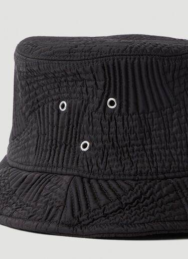 Bottega Veneta Quilted Bucket Hat Black bov0149025