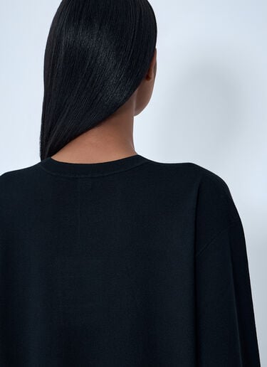 TOTEME Knit Tee Dress Black tot0263029