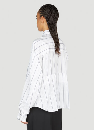 Balenciaga Twisted Sleeve Shirt White bal0253018
