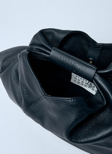 Leather Draped Mini Bag MM6 Maison Margiela Leather Draped Mini Bag Black mmm0259021