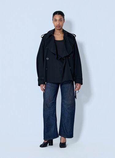 MM6 Maison Margiela Wide-Leg Denim Trousers Blue mmm0264055