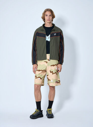 LN-CC® - Bott: Camo Sweat Shorts - Beige Bott Camo Sweat Shorts Beige bot0165015